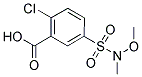 2-CHLORO-5-[[METHOXY(METHYL)AMINO]SULFONYL]BENZOIC ACID 结构式