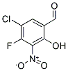 5-CHLORO-4-FLUORO-2-HYDROXY-3-NITRO-BENZALDEHYDE 结构式