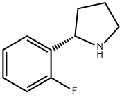 (S)-2-(2-氟苯基)吡咯烷 结构式