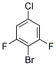 2-BROMO-5-CHLORO-1,3-DIFLUOROBENZENE 结构式