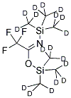 N,O-BIS(TRIMETHYL-D9-SILYL)TRIFLUOROACETAMIDE 结构式