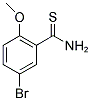 5-溴-2-甲氧基苯-1-碳硫酰胺 结构式