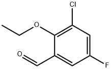 3-氯-2-乙氧基-5-氟苯甲醛 结构式