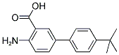 4-AMINO-4'-TERT-BUTYL[1,1'-BIPHENYL]-3-CARBOXYLIC ACID 结构式