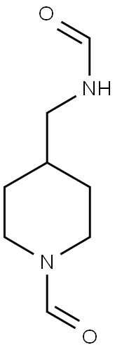 N-(1-FORMYL-PIPERIDIN-4-YLMETHYL)-FORMAMIDE 结构式