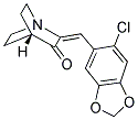 2-(6-CHLORO-BENZO[1,3]DIOXOL-5-YLMETHYLENE)-1-AZA-BICYCLO[2.2.2]OCTAN-3-ONE 结构式