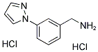 1-[3-(1H-吡唑-1-基)苯基]甲胺二盐酸盐 结构式