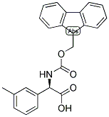 (R)-[(9H-FLUOREN-9-YLMETHOXYCARBONYLAMINO)]-M-TOLYL-ACETIC ACID 结构式