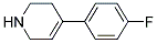 4-(4-FLUORO-PHENYL)-1,2,3,6-TETRAHYDRO-PYRIDINE 结构式