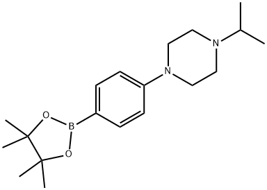 4-(4-ISOPROPYLPIPERIZINYL)PHENYLBORONIC ACID, PINACOL ESTER 结构式