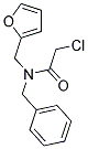 N-BENZYL-2-CHLORO-N-(2-FURYLMETHYL)ACETAMIDE 结构式