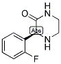 (S)-3-(2-FLUORO-PHENYL)-PIPERAZIN-2-ONE 结构式