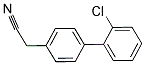 (2'-CHLORO[1,1'-BIPHENYL]-4-YL)ACETONITRILE 结构式