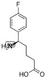 (R)-5-AMINO-5-(4-FLUORO-PHENYL)-PENTANOIC ACID 结构式