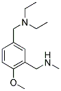 (5-[(DIETHYLAMINO)METHYL]-2-METHOXYBENZYL)METHYLAMINE 结构式