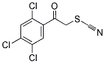 1-(2,4,5-Trichlorophenyl)-2-thiocyanatoethanone 结构式