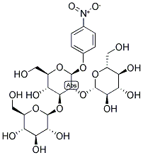 4-NITROPHENYL 2,3-DI-O-(BETA-D-GLUCOPYRANOSYL)-BETA-D-GLUCOPYRANOSIDE 结构式