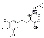 (R)-2-TERT-BUTOXYCARBONYLAMINO-4-(3,4,5-TRIMETHOXY-PHENYL)-BUTYRIC ACID 结构式