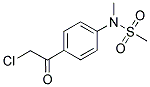 N-[4-(CHLOROACETYL)PHENYL]-N-METHYLMETHANESULFONAMIDE 结构式