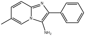 6-METHYL-2-PHENYLIMIDAZO[1,2-A]PYRIDIN-3-AMINE 结构式