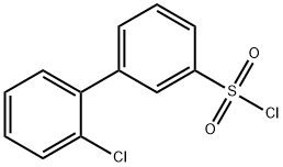 2'-CHLORO-BIPHENYL-3-SULFONYL CHLORIDE 结构式