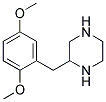 2-(2,5-DIMETHOXY-BENZYL)-PIPERAZINE 结构式