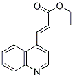 3-QUINOLIN-4-YL-ACRYLIC ACID ETHYL ESTER 结构式