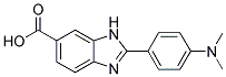 2-(4-DIMETHYLAMINO-PHENYL)-3H-BENZOIMIDAZOLE-5-CARBOXYLIC ACID 结构式