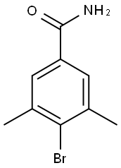4-Bromo-3,5-dimethyl-benzamide 结构式