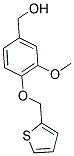 (3-METHOXY-4-(THIEN-2-YLMETHOXY)PHENYL)METHANOL 结构式