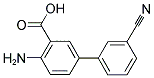 4-氨基-3'-氰基[1,1'-联苯]-3-羧酸 结构式