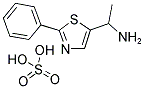 (2-PHENYL-THIAZOL-5-YL)-ETHYLAMINE HYDROGEN SULFATE 结构式