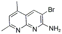 3-Bromo-5,7-dimethyl-1,8-naphthyridin-2-amine 结构式