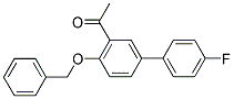 1-[4-(BENZYLOXY)-4'-FLUORO[1,1'-BIPHENYL]-3-YL]ETHANONE 结构式