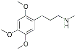 METHYL-[3-(2,4,5-TRIMETHOXY-PHENYL)-PROPYL]-AMINE 结构式