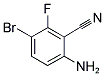 2-AMINO-5-BROMO-6-FLUOROBENZONITRILE 结构式