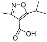 5-Isopropyl-3-methylisoxazole-4-carboxylic acid 结构式