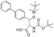 3-BIPHENYL-4-YL-2-TERT-BUTOXYCARBONYLAMINO-3-(TERT-BUTYL-DIMETHYL-SILANYLOXY)-PROPIONIC ACID 结构式