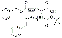 BOC-D-GLA(OBZL)2-OH 结构式