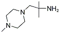 1,1-DIMETHYL-2-(4-METHYL-PIPERAZIN-1-YL)-ETHYLAMINE 结构式