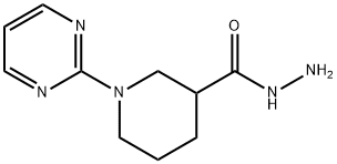 1-(嘧啶-2-基)哌啶-3-碳酰肼 结构式