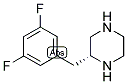 (R)-2-(3,5-DIFLUORO-BENZYL)-PIPERAZINE 结构式
