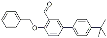 4-(Benzyloxy)-4'-tert-butyl[1,1'-biphenyl]-3- carbaldehyde 结构式