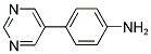 4-(5-PYRIMIDINYL)ANILINE 结构式