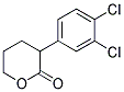 3-(3,4-DICHLORO-PHENYL)-TETRAHYDRO-PYRAN-2-ONE 结构式