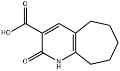 2-OXO-2,5,6,7,8,9-HEXAHYDRO-1H-CYCLOHEPTA[B]-PYRIDINE-3-CARBOXYLIC ACID 结构式