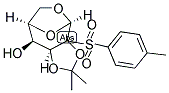 1,6-Anhydro-2,3-O-isopropylidene-2-tosyl-beta-D-galactopyranose 结构式