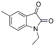 1-ETHYL-5-METHYL-1H-INDOLE-2,3-DIONE 结构式