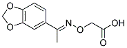 ({[(1E)-1-(1,3-BENZODIOXOL-5-YL)ETHYLIDENE]AMINO}OXY)ACETIC ACID 结构式