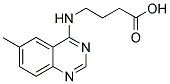 4-(6-METHYL-QUINAZOLIN-4-YLAMINO)-BUTYRIC ACID 结构式